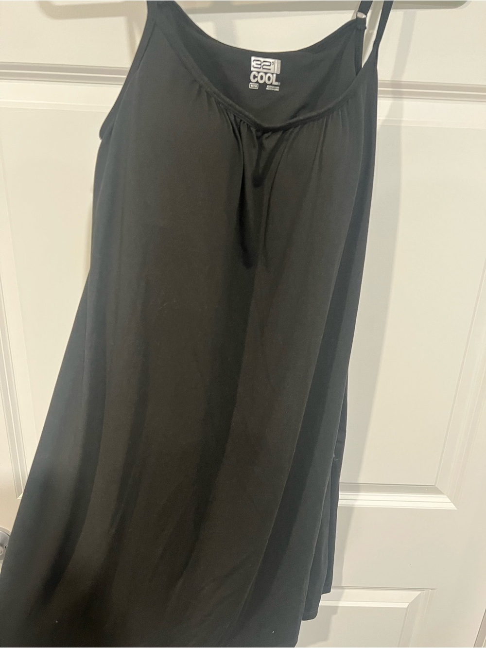 32 Degrees Black A-Line summer Dress